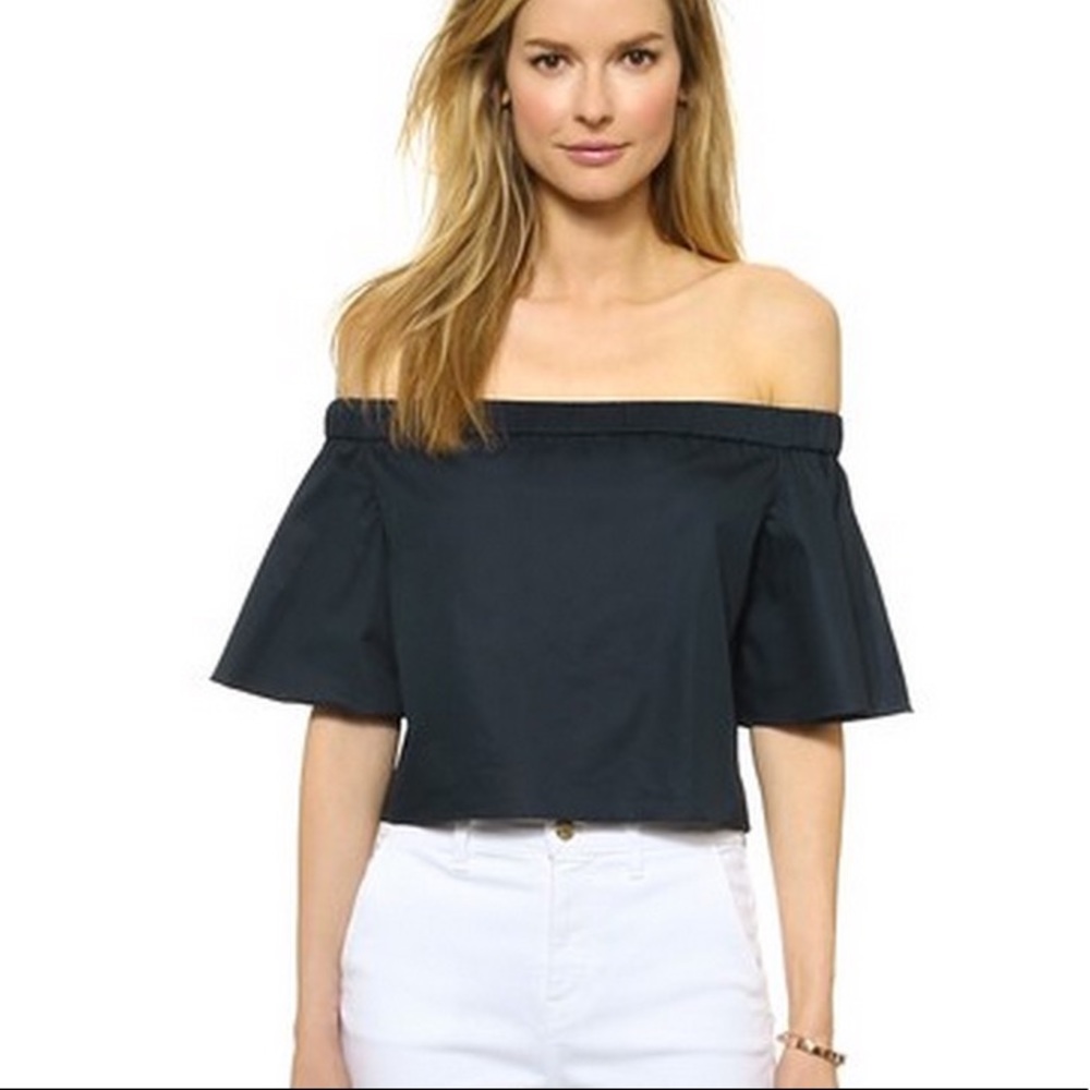 Tibi Off the Shoulder Top